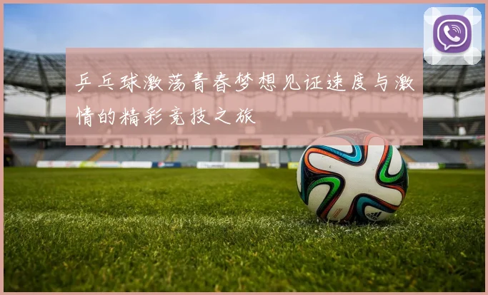 乒乓球激荡青春梦想见证速度与激情的精彩竞技之旅